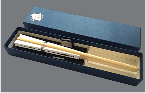 9寸11間＋プラ扇子立て 箱：金箔押し