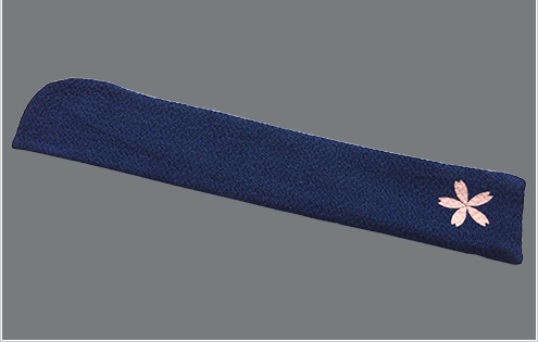 ちりめん(紺)＋1色印刷