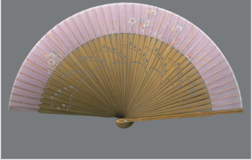 布扇子 短地 山桜 (既製柄)