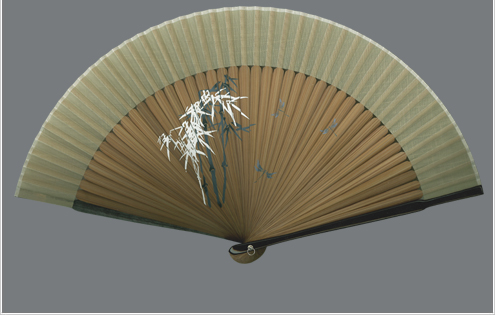 布扇子 短地 竹とんぼ (既製柄)