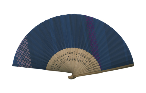 片面布扇子 レーヨン(7寸30間)